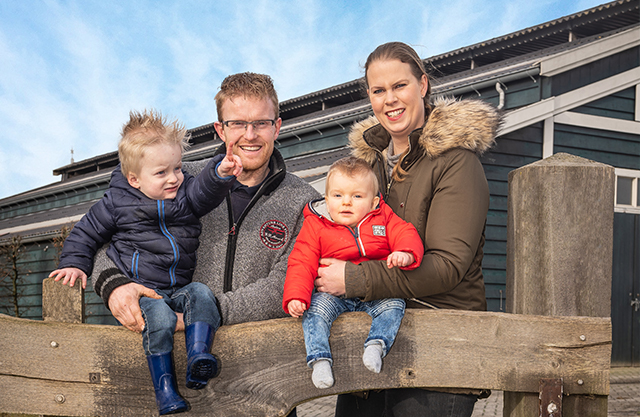 Boer Jan en Rianne Blom